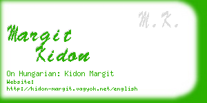 margit kidon business card